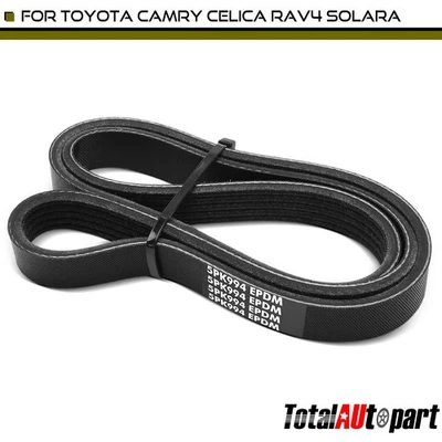Correa serpentina alternador 39,13 pulgadas para Toyota RAV4 1996-2000 Camry Celica Solara Foto 1 de 4