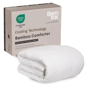 Bamtek Bamboo Comforter King/California King Cooling Down Alternative White - Picture 1 of 13