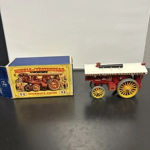 1960s Lesney MATCHBOX Models of Yesteryear Y9 Fowler Big Lion Showman Engine MIB - Picture 1 of 8