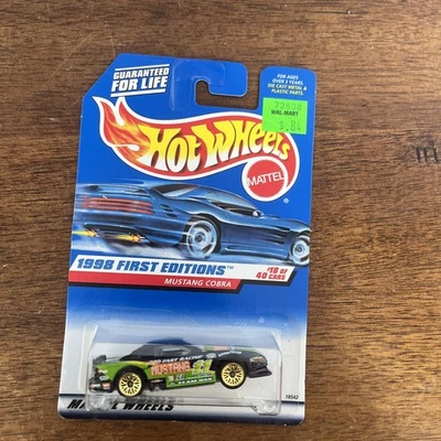 Hot Wheels 1998 First Editions Mustang Cobra 18/40 Mattel #665 - Image 1 of 3