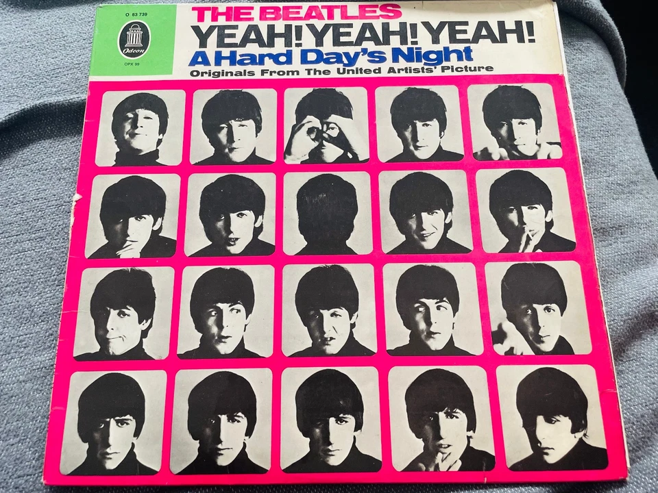 ❤️THE BEATLES – " YEAH!YEAH!YEAH! - A HARD DAYS NIGHT – ODEON O83739  1964 LP❤️⚡ - Bild 1 von 4