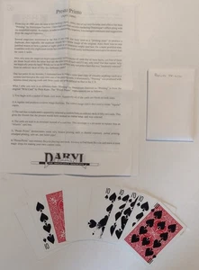 Vintage Daryl Presto Printo Card Magic - Picture 1 of 1