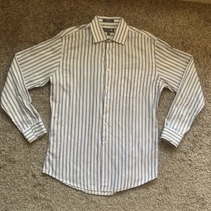 Camisa de vestir Nordstrom para hombre 16,5 34/35 con botones manga larga ajuste - Imagen 1 de 11