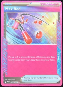 Pokemon TCG Max Rod 116/131 2025 Prismatic Evolutions ACE SPEC Rare Card - NM - Picture 1 of 6