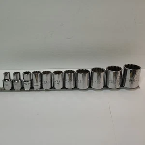 VTG Proto Professional 11 Pc. 1/2" Drive Socket Set 12 Point 3/8”to 1-1/4” SAE - Bild 1 von 12