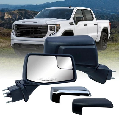 Espejo retrovisor lateral derecho pasajero eléctrico Heat Man plegable para Chevrolet Silverado 19to25 Foto 1 de 4