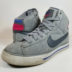 Nike Women's Sweet Classic High Textile Shoes Sneakers Sz 6 Gray 416173-016 - Picture 1 of 12