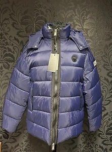 Plein Sport Herren Jacke Gr. 52 Neu Daunenjacke Navy - Bild 1 von 2