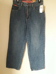 NWT Vintage Ecko Unltd Vintage Boys Denim Wash Jeans Sz 12 - Picture 1 of 10