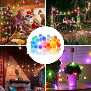 50 LED Battery 8 Mode Remote Fairy Lights Wedding Party Outdoor Indoor - Colour - Picture 1 of 7