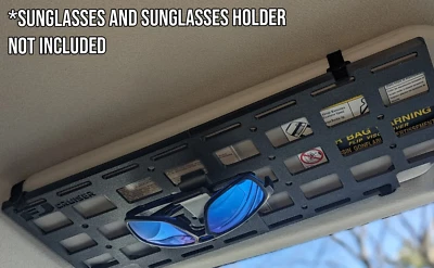 KFLO TACOMA FJ Cruiser Front Visor MOLLE Tactical Sun Visor Panel Organizer