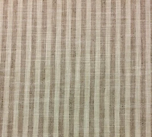 BALLARD DESIGNS RABUN WHEAT & NATURAL STRIPES MULTIPURPOSE FABRIC BY YARD 54"W - Picture 1 of 4