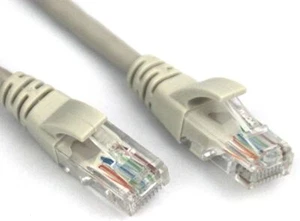 VCOM NP511-5-GRAY Patch cable -RJ-45 (M) to RJ-45 (M) - 5 ft -UTP CAT 5e -molded - Picture 1 of 2