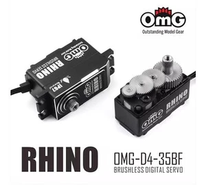 OMG 35KG RHINO Brushless Servo Higher Hight Low Profile for 2WD/4WD Crawlers Car - Picture 1 of 10