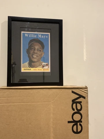 1958 Topps STYLE WILLIE MAYS (custom Mini Poster) Frame Not Included (READ) Cover