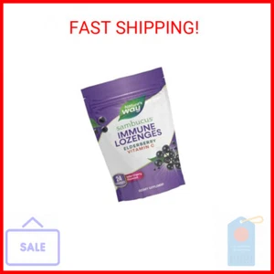 Nature’s Way Sambucus Immune Lozenges, High Potency Vitamin C, Elderberry, Wild - Picture 1 of 2