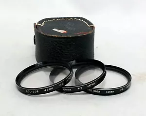 Soligor 49mm Close Up Filters +1 +2 +3 with case 35mm SLR Film DSLR Digital - Picture 1 of 1
