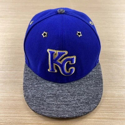 New Era Hat Mens 7 1/8 56.8Cm Blue Kansas City Royals All Star Game 2016 MLB - Image 1 of 4
