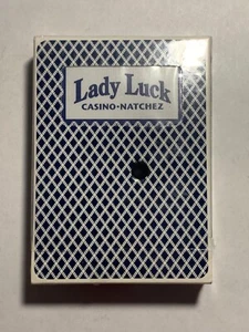 Vintage Lady Luck Casino Playing Cards Natchez Mississippi - Picture 1 of 4