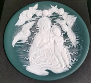 Villeroy & Boch Mettlach, Weihnachtsteller, Madonna in der Glorie 1980, 30cm,622 - Bild 1 von 5
