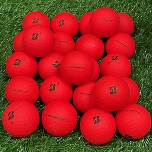 12 Matte Bridgestone Red e12 Soft Used Golf Balls - 4A Grade AAAA  - Picture 1 of 7