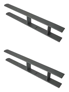 3X H-Anker 90 / 91mm 600mm Pfostenträger H-Träger Carport Pfostenanker verzinkt - Bild 1 von 2