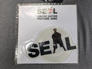 Seal Violet NEW/VGC Original UK Ltd SHAPED PICTURE DISC 7 inch vinyl single Rare - Picture 1 of 4