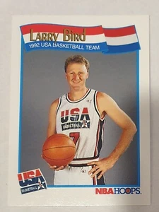 Larry Bird USA 1991-92 NBA Hoops Basketball Trading Card №576 - Bild 1 von 2