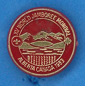 Parche prendedor de recuerdo oficial de los Scouts 1983 World Scout Jamboree - Imagen 1 de 1