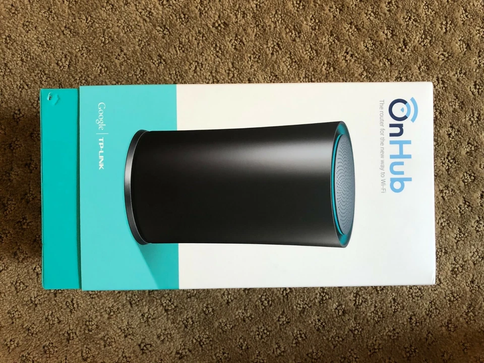Google TP-Link OnHub 1900 Mbps 1-Port Gigabit Wireless AC Router (TGR1900BLU) - Image 1 of 2
