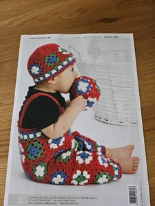 Pretty Boys Overalls, Hat And Ball Dk Crochet pattern 6-12 Months - Picture 1 of 2