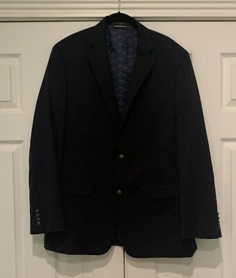 Chaqueta blazer deportiva Greg Norman para Tasso Elba azul marino talla 42R Foto 1 de 4