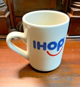 White IHOP Logo Coffee Mug - Picture 1 of 6