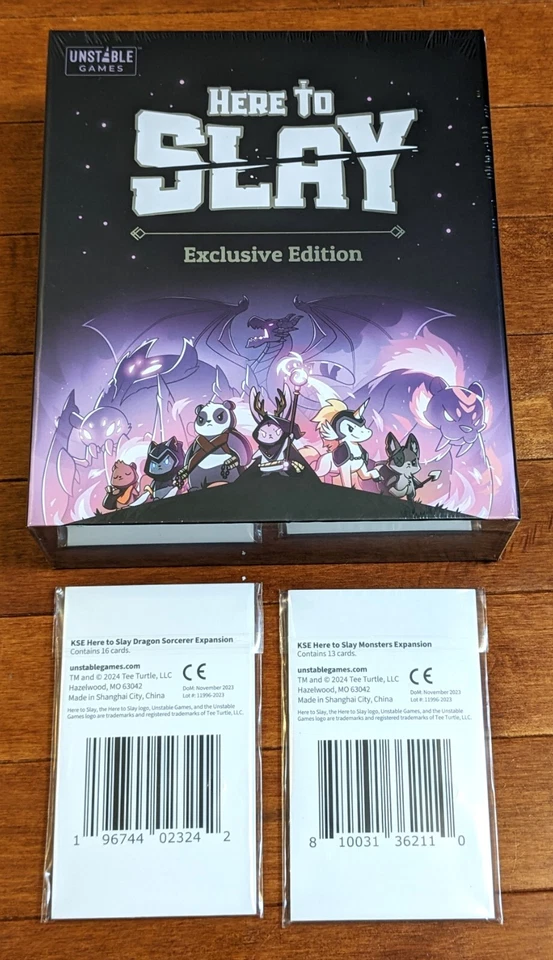 Here to Slay Kickstarter Exclusive Edition 2024 + Sorcerer + Monsters (Ding) - Image 1 of 1