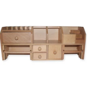 Gabinete de madera herramientas de almacenamiento y piezas contenedor relojeros joyeros reparaciones NUEVO - Imagen 1 de 1