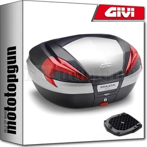 GIVI V56N TOP CASE + REAR RACK MAXIA 4 SUZUKI V-STROM 250 2019 19 2020 20 - Picture 1 of 4
