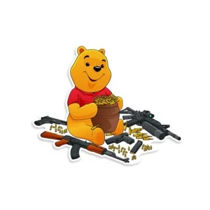 Winne the Pooh, Tactical Pooh Vinyl gestanzter Aufkleber - Bild 1 von 1