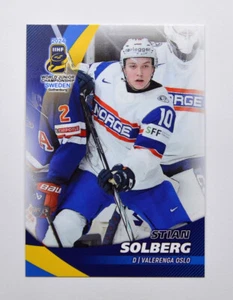 2024 POR Tarjetas IIHF Campeonato Mundial Junior Noruega #225 Stian Solberg - Imagen 1 de 2