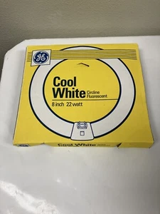 GE Garage and Basement Circline Cool White Bulbs, 8 Inch Diameter, FC8 T9 - Picture 1 of 2