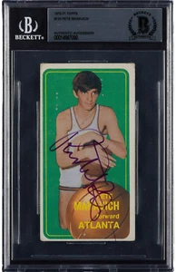 1970 Topps Pete Maravich Signed Autographed Rookie RC #123 BGS Certified RARE - Picture 1 of 3