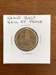 Vintage World Golf Hall Of Fame Coin Medal Token Ball Marker - Picture 1 of 5
