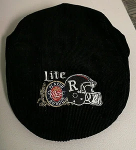 Miller Lite Player Awards Corduroy Newsboy Style Cap. New w/o Tags. Redblacks? - Foto 1 di 6