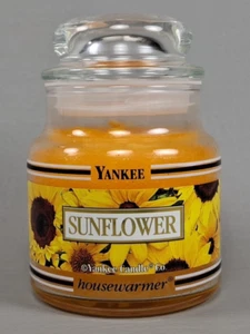 Yankee Candle Sunflower Small 3.7 oz Jar Housewarmer Candle Retired Unlit - Picture 1 of 5