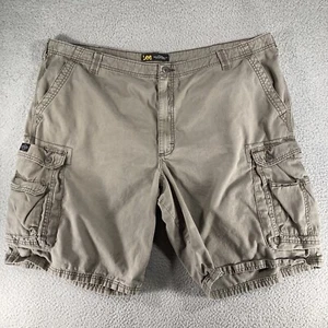 Lee Cargo Shorts Mens 48x10 Gray Olive Green 100% Cotton Hiking Gorpcore Outdoor - Picture 1 of 15