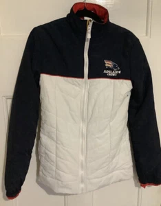 Adelaide Crows AFL Football Footy Club Quilted Zippered Jacket Size 8 Vintage - Picture 1 of 22