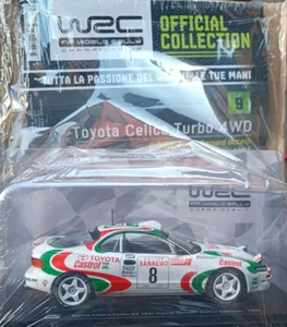 TOYOTA CELICA TURBO 4WD -AUTO LEGGENDARIE WRC DA RALLY 1:24 N#.9 - Foto 1 di 5