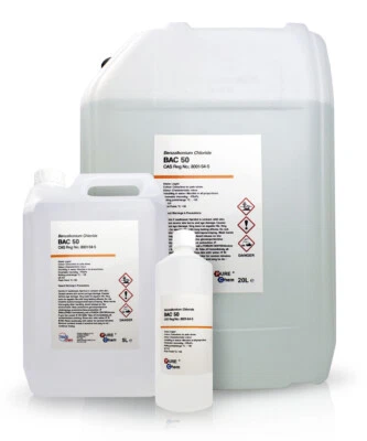 SANICLEAN Benzalkonium Chloride Algaecide Bactericide & Fungicide Pure Chem Multi (White)