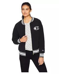 Champion LIFE Women Sherpa Full Zip Jacket in Black - Picture 1 of 5