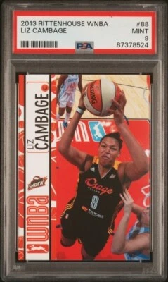 2013 Rittenhouse WNBA Liz Cambage PSA 9 Tulsa Shock Australia - Image 1 of 2