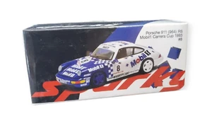 Sparky Porsche 911 964 RS Mobil1 Carrera Cup 1993 #8 Blue 1:64 Tiny Edition - Picture 1 of 1